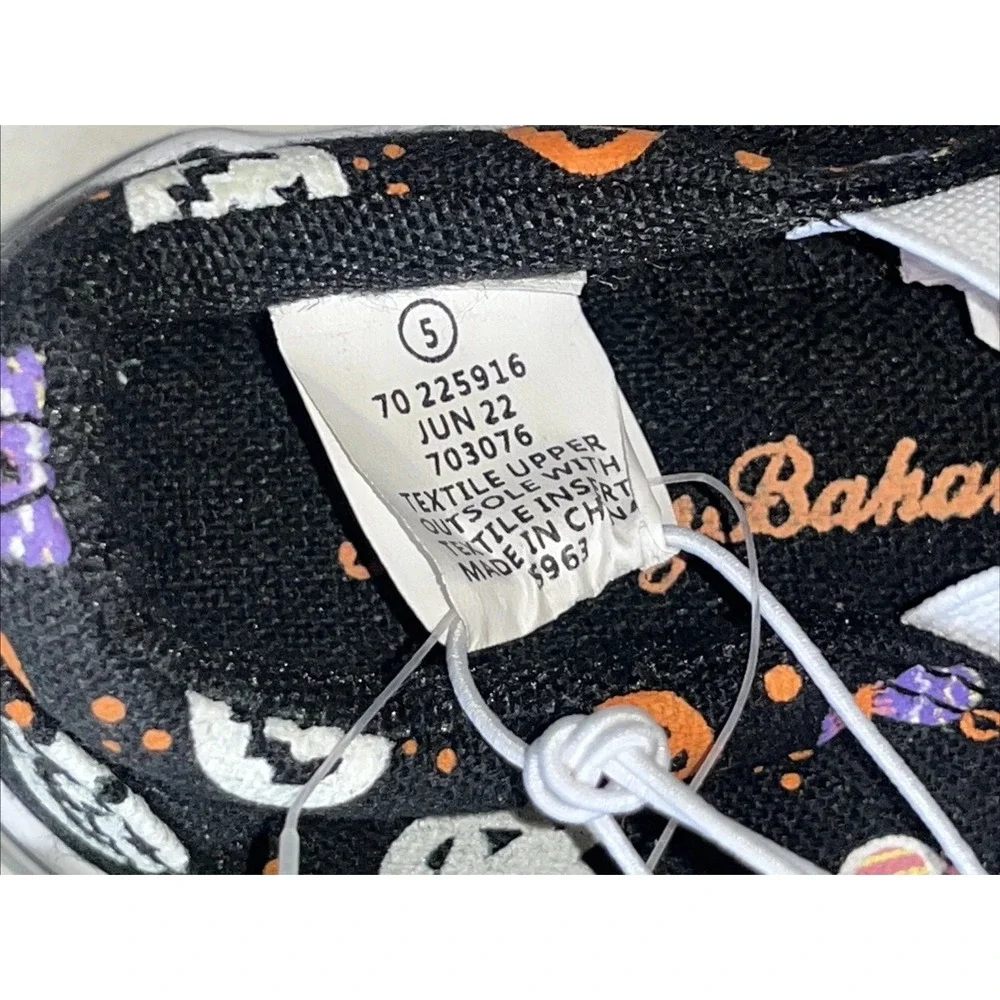 Tommy‎ Bahama Toddler 5 Slip-On Shoes Pumpkins Candy Halloween Glow in the Dark